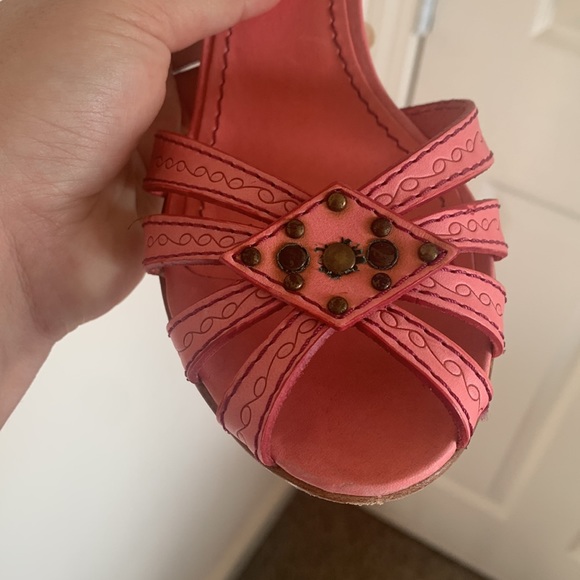 Vintage Marc Jacobs Pink Slingback Open Toe Heels - Picture 6 of 6